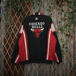 XL - Vintage Y2K Starter nba windbreaker jacket lightweight - Black - XL