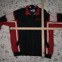 XL - Vintage Y2K Starter nba windbreaker jacket lightweight - Black - XL