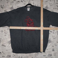 extra large - Vintage Y2K Disney pure cotton 90s sweatshirt - Gray - XL