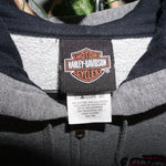 XXL - Vintage Y2K Harley-davidson harley davidson zip - Gray - XXL