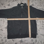 XXL - Vintage Y2K Old Navy distressed zip track jacket - Gray - XXL
