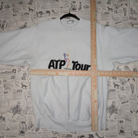 large - Vintage Y2K Adidas atp tour tennis embroidered front - L