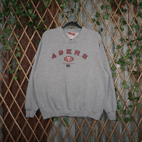 large - Vintage Y2K Nfl san francisco 49ers niners - Gray - L