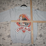 XL - Vintage Y2K Nba chicago bulls beyond rim 1990s crewneck - Gray - XL