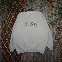 large - Vintage Y2K Oarsman irish embroidered fell notre - Green - L