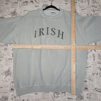 large - Vintage Y2K Oarsman irish embroidered fell notre - Green - L