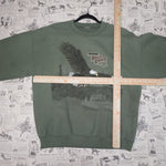 large - Vintage Y2K American Vintage bold eagle graphic - Green - L