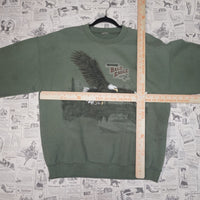 large - Vintage Y2K American Vintage bold eagle graphic - Green - L