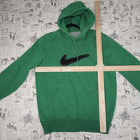 Medium - Vintage Y2K Nike green hoodie hooded sweatshirt big - M