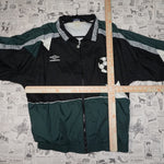 large - Vintage Y2K Umbro soccer patch embroidered cool - Green - L