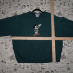 XL - Vintage Y2K American Vintage mickey mouse french - Green - XL
