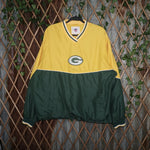 XL - Vintage Y2K Nfl green bay packers embroidered chest - Yellow - XL