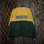 XL - Vintage Y2K Nfl green bay packers embroidered chest - Yellow - XL