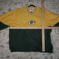 XL - Vintage Y2K Nfl green bay packers embroidered chest - Yellow - XL