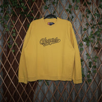 medium - Vintage Y2K Chaps Ralph Lauren embroidered spell - Yellow - M