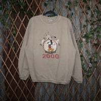 XL - Vintage Y2K Disney disneyland 2000 throwback retro - Beige - XL
