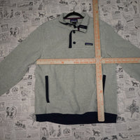 medium - Vintage Y2K Patagonia quarter button fleece body - Gray - M