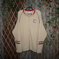 L - Vintage Y2K Puma embroidered patch essential waffle knit - Beige - L