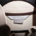 XXL - Vintage Y2K Nike embroider spellout zip track jacket - Beige - XXL
