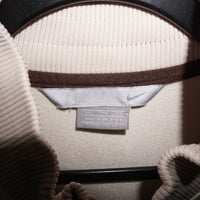 XXL - Vintage Y2K Nike embroider spellout zip track jacket - Beige - XXL
