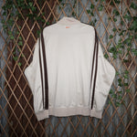 XXL - Vintage Y2K Nike embroider spellout zip track jacket - Beige - XXL