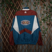 XL - Vintage Y2K Starter nfl lightweight embroider - Blue - XL