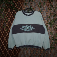 XL - Vintage Y2K Beach Blvd blue crewneck sweatshirt navy - XL