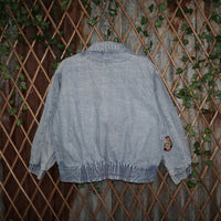small - Vintage Y2K American Vintage denim zip cargo pocket - Blue - S
