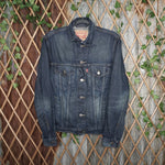 M - Vintage Y2K Levi's levi strauss denim trucker jacket - Blue - M