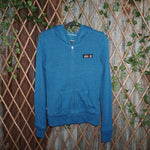 medium - Vintage Y2K Volcom stone embroider femme stripe - Blue - M