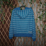 medium - Vintage Y2K Volcom stone embroider femme stripe - Blue - M