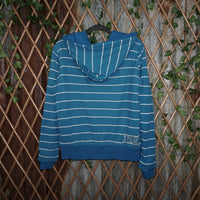 medium - Vintage Y2K Volcom stone embroider femme stripe - Blue - M
