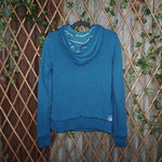 medium - Vintage Y2K Volcom stone embroider femme stripe - Blue - M