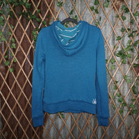 medium - Vintage Y2K Volcom stone embroider femme stripe - Blue - M