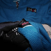 medium - Vintage Y2K Volcom stone embroider femme stripe - Blue - M