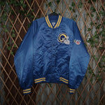 large - Vintage Y2K Chalk Line los angeles rams 1980s - Blue - L