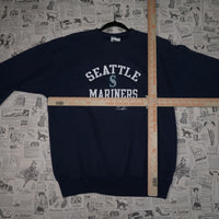 medium - Vintage Y2K Mlb seattle mariners arc logo spellout - Blue - M