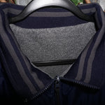 large - Vintage Y2K Starter embroider piping reversible - Blue - L