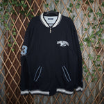 XXL - Vintage Y2K Hard Knocks my hood your front back hit - Blue - XXL