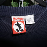 XL - Vintage Y2K Disney disneyland embroider character knit - Blue - XL