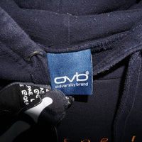 large - Vintage Y2K Ovb golden bears embroider hoodie - Blue - L