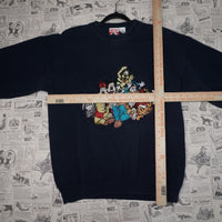 XL - Vintage Y2K Disney disneyland embroider character knit - Blue - XL