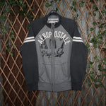 small - Vintage Y2K Aeropostale zip track jacket grunge - Gray - S