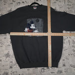 XL - Vintage Y2K Disney mickey mouse essential grey crewneck - Gray - XL