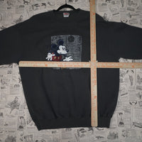XL - Vintage Y2K Disney mickey mouse essential grey crewneck - Gray - XL