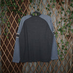 medium - Vintage Y2K Side Out gray knitted sweater serve - M