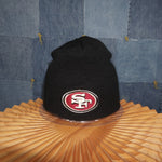 OSFA - Vintage Y2K Nfl Hats 49ers embroidered knit beanie - Black - OSFA