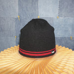 OSFA - Vintage Y2K Tru Fit Hats striped knitted skate - Black - OSFA