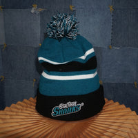 OSFA - Vintage Y2K Nhl Hats san jose sharks hockey beanie - Blue - OSFA