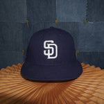 7 - Vintage Y2K Mlb Hats san diego padres embroidered new - Blue - 7